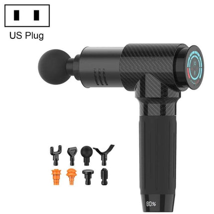 Y10 Fitness Massage Fascia Muscle Vibration Massager 7 Speed handheld massage gun with 7 heads, 14mm depth, 3200rpm for deep tissue recovery