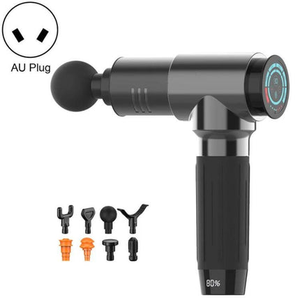 Y10 Fitness Massage Fascia Muscle Vibration Massager 7 Speed handheld deep tissue percussion gun with 7 heads and digital display