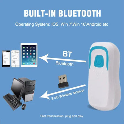 Wireless Bluetooth RFID and IC Card Reader for Secure Access Control compact Bluetooth RF card reader for mobile access control