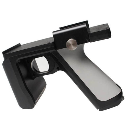 Handheld Bluetooth RFID Reader for Mobile Scanning Integration showing ergonomic pistol-grip scanner for warehouse and inventory use