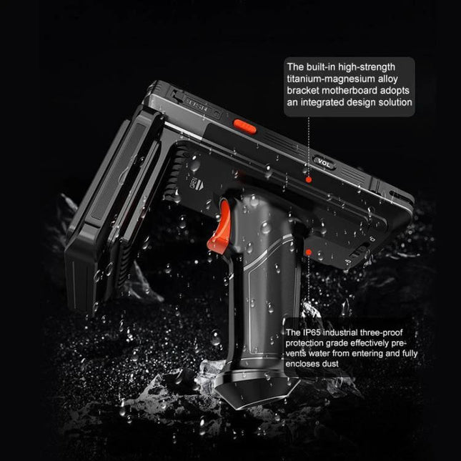 Versatile Handheld RFID and QR Code Scanner for Inventory Tracking rugged waterproof handheld scanner with trigger handle and screen