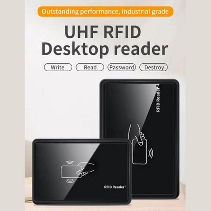 RFID Desktop Reader and Writer for Electronic Tag Management compact UHF desktop RFID reader writer for inventory and asset tracking