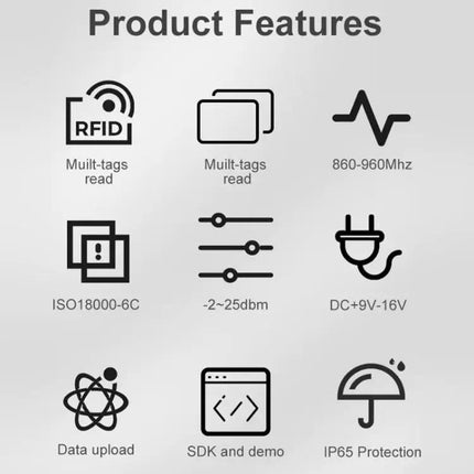 USB RFID Reader for Electronic Tag Identification and Writing