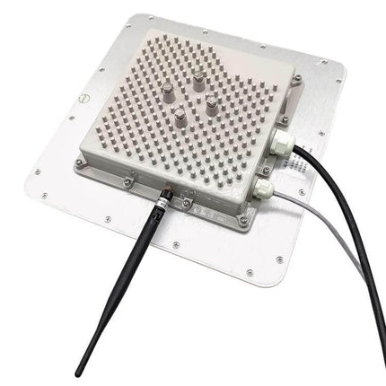 Industrial UHF RFID Long Range Reader with WiFi Communication mounted outdoor antenna for warehouse asset tracking
