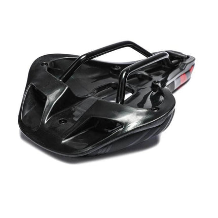 Yafee Bicycle Seat Saddle, Wide Cushion for Mountain and Road Bikes - black PU leather wide cushioned bike saddle, hollow design, 26x15cm, 340g