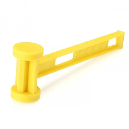 Yellow Plastic Tent Hammer For Camping Everyday Use - lightweight 25cm yellow plastic tent stake hammer for soil, sand, backyard setups