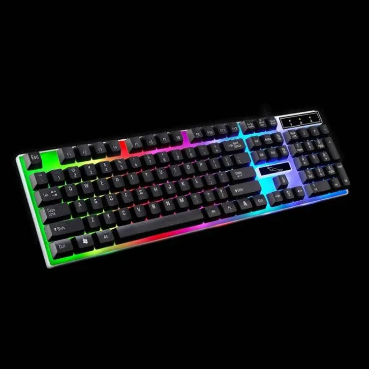 ZGB G21 104 Keys USB Wired Mechanical Feel Colorful Backlight Keyboard