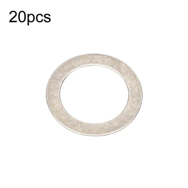 ZTTO Stainless Steel Pedal Washers for Mountain Bike Cranks – single 304 stainless steel washer to protect crank and pedal threads, reduce noise