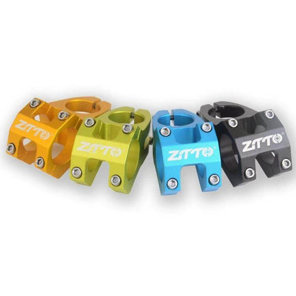 ZTTO 31.8mm MTB Handlebar Stem for Everyday Bike Setup - colorful CNC AL6061 alloy low-profile stem for MTB and commuter bikes