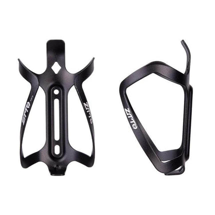 ZTTO Aluminum Bicycle Water Bottle Cage Ultralight Holder black aluminum MTB water bottle cage, lightweight corrosion-resistant secure mount