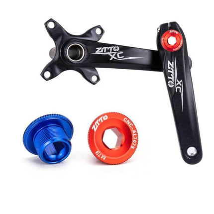 ZTTO Aluminum Crank Cover Screws For Mountain Bike M18 Black securing crankset and chainring cover with anodized aluminum alloy finish