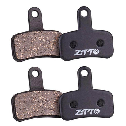 ZTTO Bicycle Disc Braking Pads For Mountain Bike Everyday Use - copper fiber resin pads with steel backing for quiet reliable stopping
