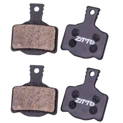 ZTTO Bicycle Disc Braking Pads For Mountain Bike Everyday Use - copper fiber resin pads with steel backing for quiet reliable stopping