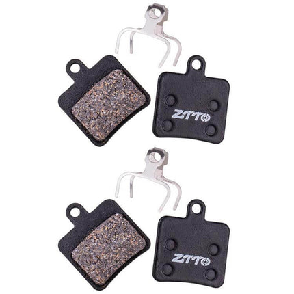 ZTTO Bicycle Disc Braking Pads For Mountain Bike Everyday Use - copper fiber resin pads with steel backing for quiet, reliable stopping