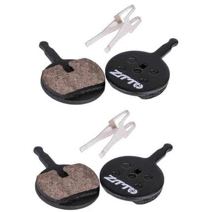 ZTTO Bicycle Disc Braking Pads For Mountain Bike Everyday Use - copper fiber resin pads with steel backing, quiet reliable stopping for daily rides