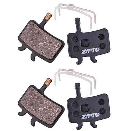 ZTTO Bicycle Disc Braking Pads For Mountain Bike Everyday Use - copper fiber resin pads with steel backing for quiet, reliable daily MTB braking