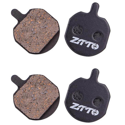ZTTO Bicycle Disc Braking Pads For Mountain Bike Everyday Use - copper fiber resin pads with steel backing, quiet reliable stopping for daily rides