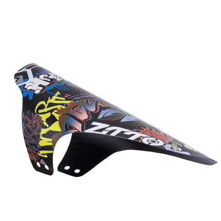 ZTTO Bicycle Fenders For Mountain Road Bikes, Short Style - colorful short PP mudguard protecting frame and drivetrain