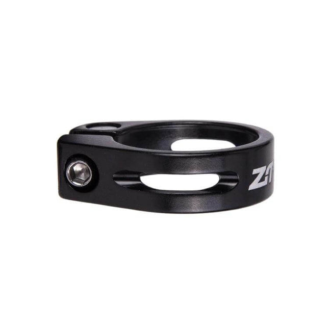 ZTTO Seatpost Clamp 34.9mm Aluminium Alloy for MTB and Road Bikes black hollow aluminum clamp, single-bolt seatpost clamp for secure, lightweight fit