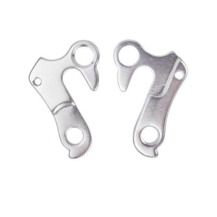 ZTTO Alloy Rear Derailleur Tail Hook for MTB Road Bikes silver alloy tail hook pair, lightweight corrosion-resistant mount