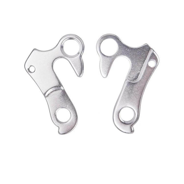 ZTTO Alloy Rear Derailleur Tail Hook for MTB Road Bikes silver alloy tail hook pair, lightweight corrosion-resistant mount