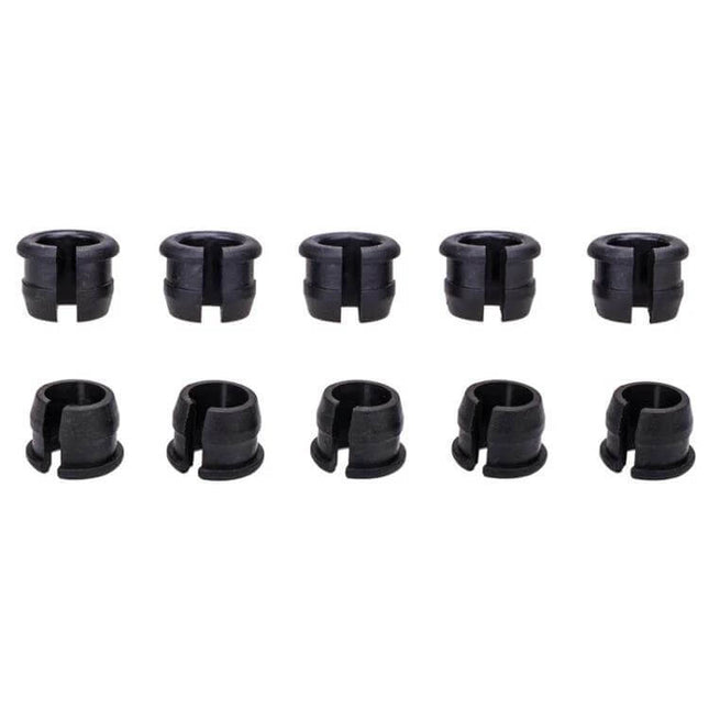 ZTTO Schrader To Presta Rim Adapter For Mountain Road Bikes 10 Pack - durable black plastic adapters for inflating Presta valves with Schrader pumps