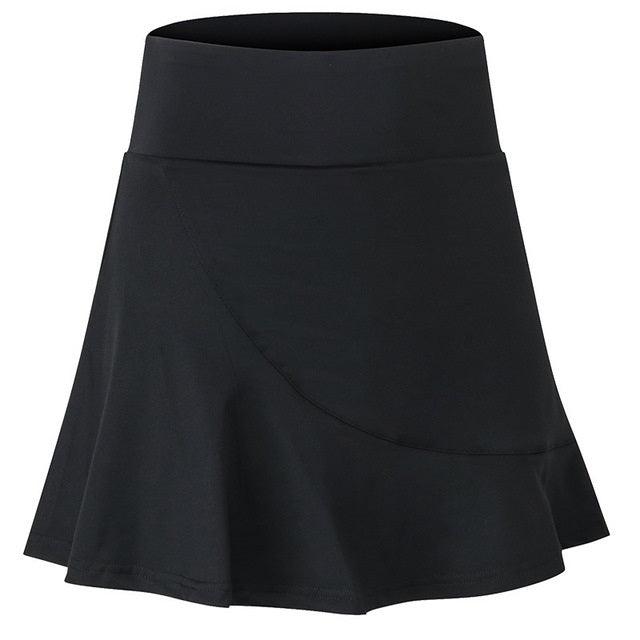 High-Waisted Quick-Dry Athletic Skirt with Built-In Mini-Socks for Women