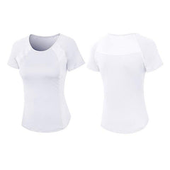 Form-Fitting Short Sleeve Sports Tee for Women