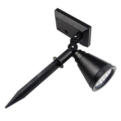 Versatile 2-in-1 Waterproof Solar Spotlight with Adjustable LED for Outdoor Security and Landscape Lighting