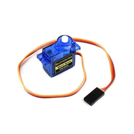 Waveshare SG90 Micro Servo for RC and Robotics Projects - compact blue micro servo for precise angle control in RC models and small robots