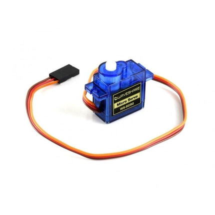 Waveshare SG90 Micro Servo for RC and Robotics Projects - compact blue micro servo for precise control in model planes and robotic arms