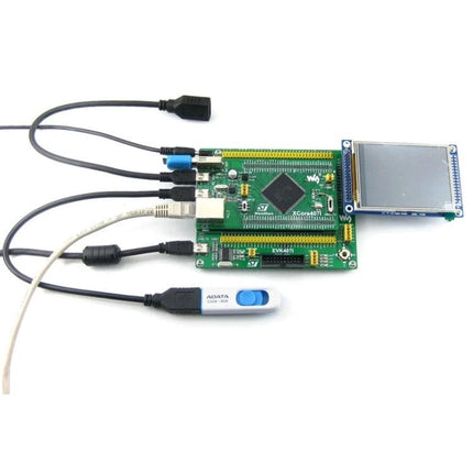 Waveshare XCore407I Core Board for Electronics Development with STM32F407IGT6, touchscreen module and USB peripherals for prototyping