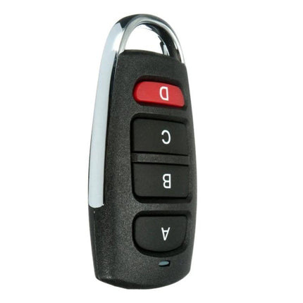 Universal 433MHz Wireless Remote Control for Garage Doors keyfob duplicator with buttons A B C D for cloning remotes