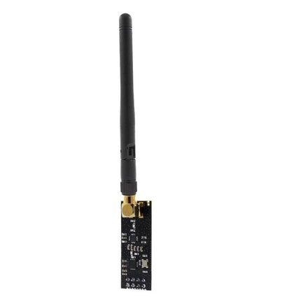 High-Power Long-Distance 2.4GHz Wireless Transmission Module with Antenna, NRF24L01P PA LNA board with detachable black antenna for IoT