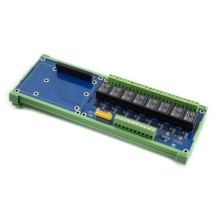 Waveshare Relay Expansion Board for Raspberry Pi Control eight-channel relay board with screw terminals for home automation projects