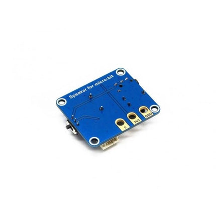 Waveshare Micro:bit Compatible Speaker for Music Playback - blue micro:bit audio expansion module with NS8002 Hi‑Fi chip