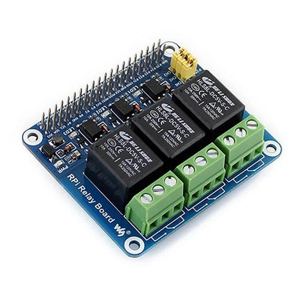 Waveshare Relay Board for Raspberry Pi Home Device Control - 4-channel relay module for automating lights, fans and appliances