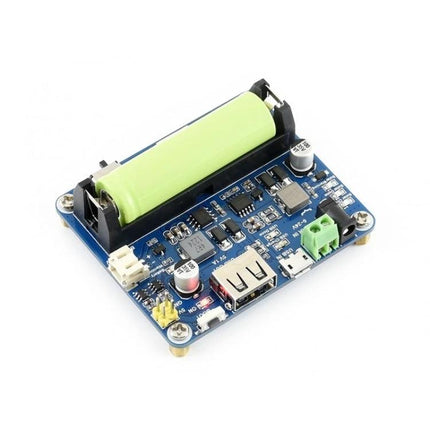 Waveshare Solar Power Management Module for 6V-24V Panels with 3.7V battery holder and 5V/1A USB output for outdoor IoT