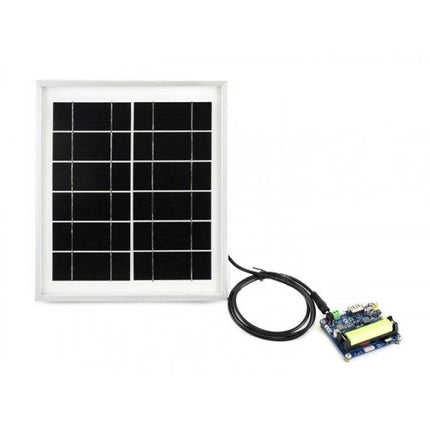 Waveshare Solar Panel for Everyday Energy Generation charging batteries and powering low-demand devices with compatible solar power manager