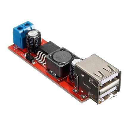 Dual USB Power Converter for Everyday Mobile Device Charging compact DC-to-USB board with dual USB ports for charging phones and tablets on the go