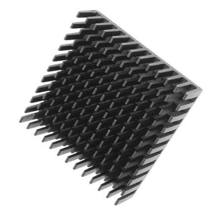 Aluminum Heat Sink for LED and Chip Cooling, 40x40x11mm black anodized aluminum fin heatsink for LED and chip cooling