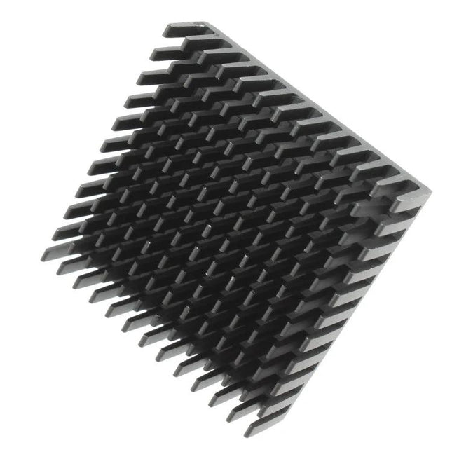 Aluminum Heat Sink for LED and Chip Cooling, 40x40x11mm black anodized aluminum fin heatsink for LED and chip cooling
