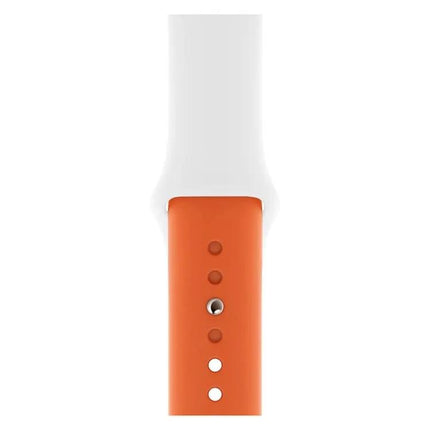 Silicone Watch Band For Apple Watch 42mm Two Tone Blue Pink