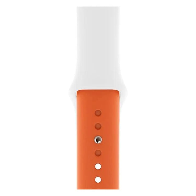 Silicone Watch Band For Apple Watch 42mm Two Tone Blue Pink