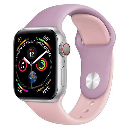 Apple Watch Silicone Band 38mm Dual Color White Red