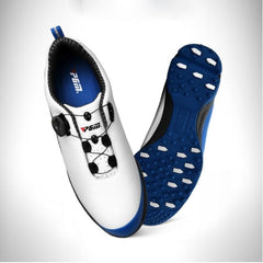 Zapatillas de golf impermeables para hombre con hebilla giratoria de PGM