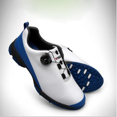 Men's Waterproof Golf Sneakers with Rotary Buckle by PGM