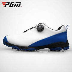 Zapatillas de golf impermeables para hombre con hebilla giratoria de PGM