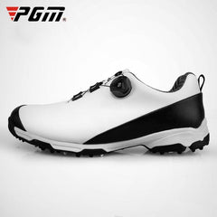 Men's Waterproof Golf Sneakers with Rotary Buckle by PGM