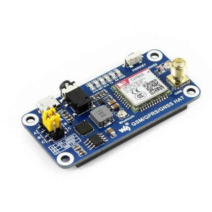 Waveshare Raspberry Pi HAT for Wireless Connectivity with SIM868 GSM GPRS GNSS Bluetooth module for IoT tracking and remote monitoring